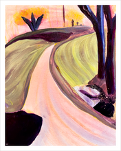 Load image into Gallery viewer, THE LIGHT OF LIBERTY: Where Angels Fear to Tread Falling Creek Park painting Bedford Virginia painting Dawn Richerson 16x20