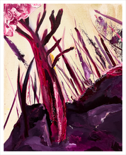Load image into Gallery viewer, PURPLE HEART: They Gave Their Lives for Liberty  - nature painting - freedom painting - tree painting - war heroes Bedford Virginia - Dawn Richerson - 16x20