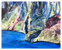 Load image into Gallery viewer, Steeped in Story Slieve League Painting - Soul of Ireland painting by Dawn Richerson 16x20