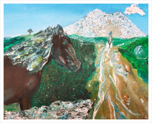 Load image into Gallery viewer, The Return Knocknarae Painting County Sligo Ireland Painting by Dawn Richerson - Queen Maeve painting - 16x20