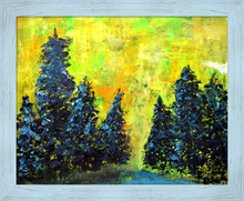 Load image into Gallery viewer, TREMORS OF EXCITEMENT ☼ Spirited Life Painting {Art Print} Colorado spring painting by Virginia artist Dawn Richerson 16x20 framed'