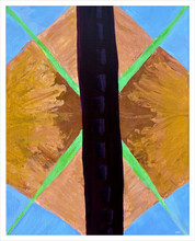 Load image into Gallery viewer, Closed - Close the Book - True Direction painting by Dawn Richerson 16x20
