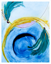 Load image into Gallery viewer, ELEGANCE The Grace of the Ordinary ☼ Curvature & Creation Watercolor {Art Print} 16x20