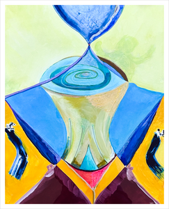 RECEPTIVITY Sacred Chalice ☼ Curvature & Creation Watercolor {Art Print} 16x20