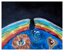 Load image into Gallery viewer, BROKEN RAINBOW ☼ Dreams for a New World {Art Print} Dawn Richerson new earth painting 16x20