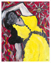 Load image into Gallery viewer, Seniorita painting Dawn Richerson On the Island of Hispaniola Recognitions Series painting 16x20