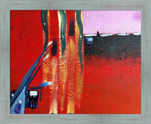 Load image into Gallery viewer, SONG OF HER SINKING ☼ Spirited Life Painting {Art Print} How depression feels painting by Virginia artist Dawn Richerson 11x14