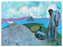 Load image into Gallery viewer, Balancing Skellig Michael Ireland painting by Dawn Richerson 18x24