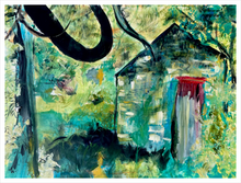 Load image into Gallery viewer, House in the Woods Ireland Painting by Dawn Richerson 18x24