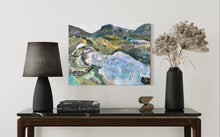 Load image into Gallery viewer, Buffalo Spirit - Dingle lake painting by Dawn Richerson - Soul of Ireland painting