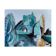 Load image into Gallery viewer, At Ballindoon - County Sligo Abbey Painting - Ireland painting by Dawn Richerson - 4x5