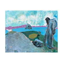 Load image into Gallery viewer, Balancing Skellig Michael Ireland painting by Dawn Richerson 4x5