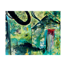 Load image into Gallery viewer, House in the Woods Ireland Painting by Dawn Richerson 4x5