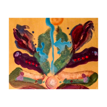 Load image into Gallery viewer, How He Held Her Dream abstract painting Dawn Richerson 4x5