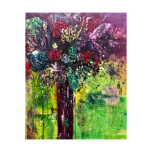 Load image into Gallery viewer, PURPLE VASE WITH FLOWERS ☼ It's Still Life! {Art Print} 4x5