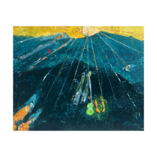 Load image into Gallery viewer, RENNES VALLEY {Sunset and Shadow} ☼ Soul of France & Magdalen Painting {Art Print}
