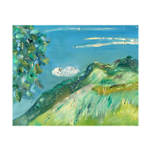 Load image into Gallery viewer, SKYDANCE ☼ Soul of Ireland Painting {Art Print} Mystical Irish Spring painting Dartry Mountains County Sligo by Virginia artist Dawn Richerson 4x5