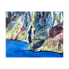 Load image into Gallery viewer, Steeped in Story Slieve League Painting - Soul of Ireland painting by Dawn Richerson 4x5

