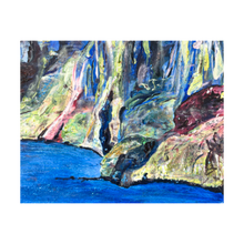 Load image into Gallery viewer, Steeped in Story Slieve League Painting - Soul of Ireland painting by Dawn Richerson 4x5
