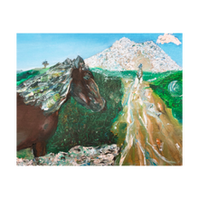 Load image into Gallery viewer, The Return Knocknarae Painting County Sligo Ireland Painting by Dawn Richerson - Queen Maeve painting - 4x5