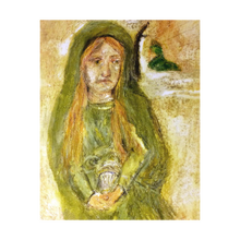 Load image into Gallery viewer, True Treasure Magdalen Series Pastel Sketch Dawn Richerson 4x5