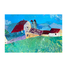 Load image into Gallery viewer, A Generous Welcome - Natural Persuasion Blue Ridge Parkway painting - barn painting - 4x6