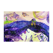 Load image into Gallery viewer, ALIVE INSIDE THIS MOUNTAIN ☼ Soul of Ireland Time & Transformation Watercolor {Art Print} 4x6 Card