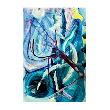 Load image into Gallery viewer, Beyond All Recognition Abstract Acrylic painting Dawn Richerson 4x6