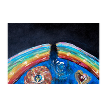 Load image into Gallery viewer, BROKEN RAINBOW ☼ Dreams for a New World {Art Print} Dawn Richerson new earth painting 4x6
