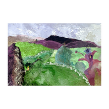 Load image into Gallery viewer, INTO THE PRISTINE DAY: View from Liberty - nature painting - freedom painting 4x6 card