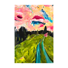 Load image into Gallery viewer, Into the Skies Alive - Claytor Callings - Claytor Nature Center Painting by Dawn Richerson 4x6
