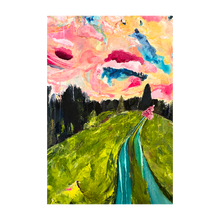 Load image into Gallery viewer, Into the Skies Alive - Claytor Callings - Claytor Nature Center Painting by Dawn Richerson 4x6