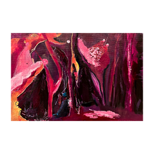 Load image into Gallery viewer, LADY LIBERTY: Leaning In, With Gifts for the Journey - nature painting - mystical forest - Dawn Richerson 4x6
