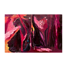 Load image into Gallery viewer, LADY LIBERTY: Leaning In, With Gifts for the Journey - nature painting - mystical forest - Dawn Richerson 4x6