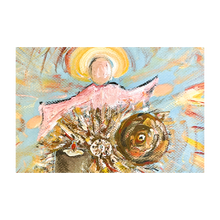 Load image into Gallery viewer, Light of the World faith painting Christian art Dawn Richerson 4x6