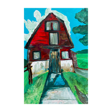 Load image into Gallery viewer, Mother of Liberty painting - Falling Creek Park barn - Bedford Virginia barn - Dawn Richerson - 4x6 Bedford architecture famous barn