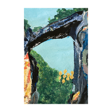 Load image into Gallery viewer, Virginia Natural Bridge Painting - Blue Ridge Parkway painting - Dawn Richerson -Soul of Place 4x6