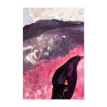Load image into Gallery viewer, PEACEFUL PURSUITS: Of Life & Liberty ☼ Give Me Liberty! {Art Print} 4x6 penguin pink purple
