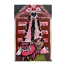 Load image into Gallery viewer, Pig and Sheep animal painting Spirited Life Dawn Richerson Art 4x6