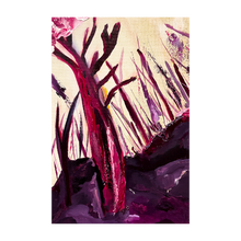 Load image into Gallery viewer, PURPLE HEART: They Gave Their Lives for Liberty  - nature painting - freedom painting - tree painting - war heroes Bedford Virginia - Dawn Richerson - 4x6