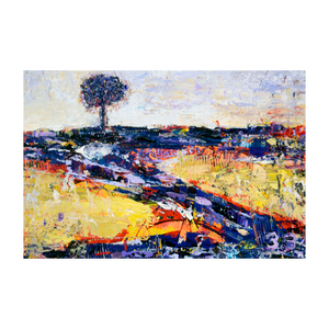 The Royal Road - refinement - path forward painting - tree painting - 4x6