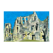 Load image into Gallery viewer, Old Wardour Castle pastel sketch English castle 4x6
