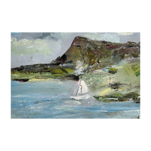 Load image into Gallery viewer, SLIGO BAY: BOAT & BEN BULBEN ☼ Soul of Ireland Painting {Art Print}