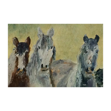 Load image into Gallery viewer, Three Amigos Soul of Ireland horses painting 4x6