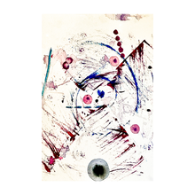 Load image into Gallery viewer, TURN OF THE BLADE ☼ Abstract Watercolor Dawn Richerson 4x6