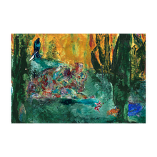 Load image into Gallery viewer, Witness to Her Grief Magdalen painting Sainte Baume Soul of France Dawn Richerson faithscapes painting art print 8x10