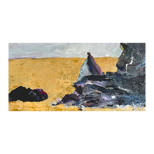 Load image into Gallery viewer, Guardian of the Grey and Golden Seas - Donegal Coast Wild Atlantic Way painting Ireland - 4x8