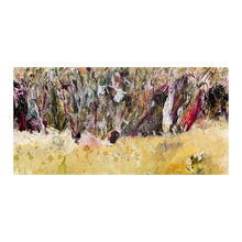 Load image into Gallery viewer, Tangled Up in Time Ireland tree painting Lough Gara shore Dawn Richerson 4x8