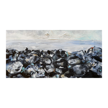 Load image into Gallery viewer, The Causeway anbd the Chorus Giant&#39;s Causeway Painting Northern Ireland - Dawn Richerson - 4x8
