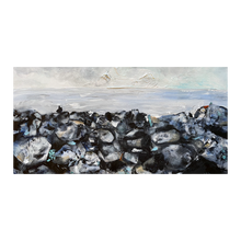 Load image into Gallery viewer, The Causeway anbd the Chorus Giant's Causeway Painting Northern Ireland - Dawn Richerson - 4x8